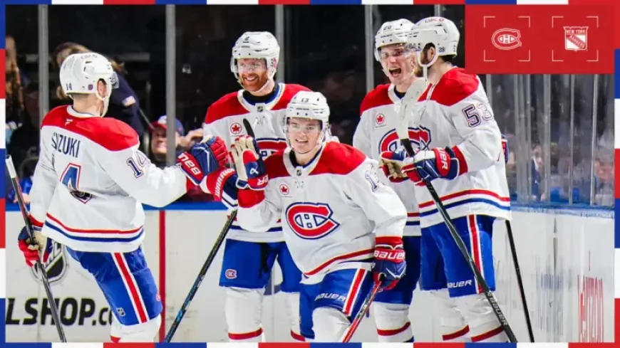 Score Canadien: Caufield’s 2-goal night powers Canadiens past Rangers