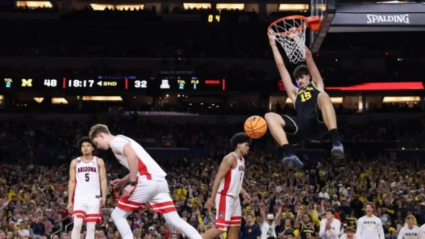 Michigan Dominates Arizona; UConn Edges Illinois for Epic Final Showdown