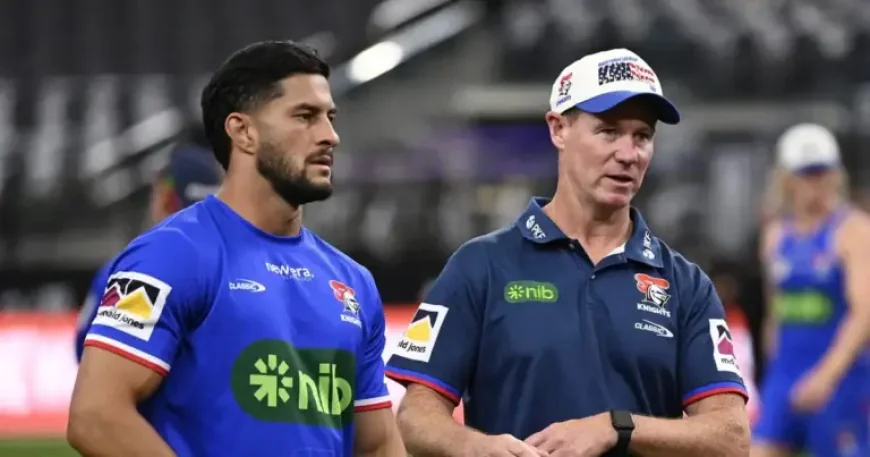 Justin Holbrook has Newcastle Knights moving fast