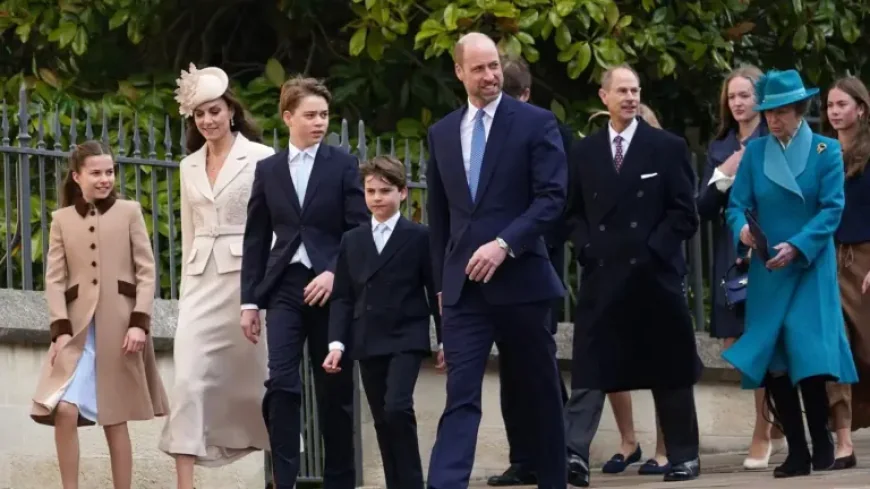 Kate Middleton joins the royal family for Easter service after two-year absence