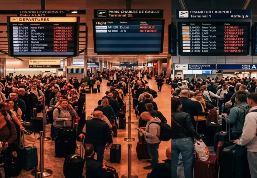 Thousands Passengers Stranded Europe: 1,388 Delays Expose a Fragile Air Network