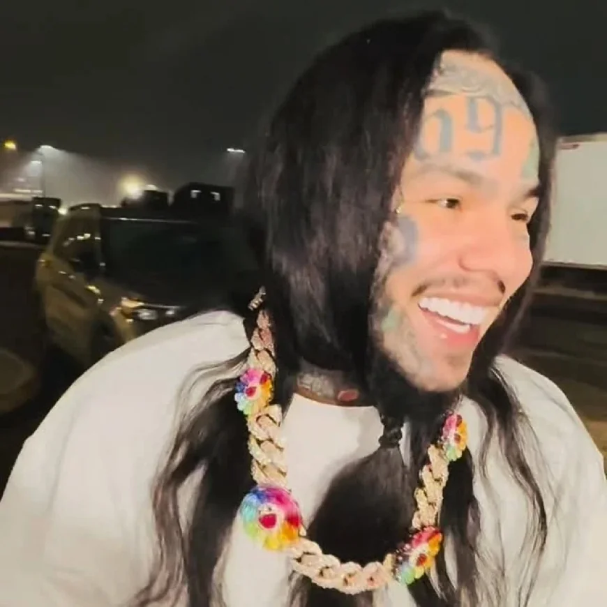 Tekashi 6ix9ine Exits Prison with SpongeBob Doll Signed by Nicolás Maduro