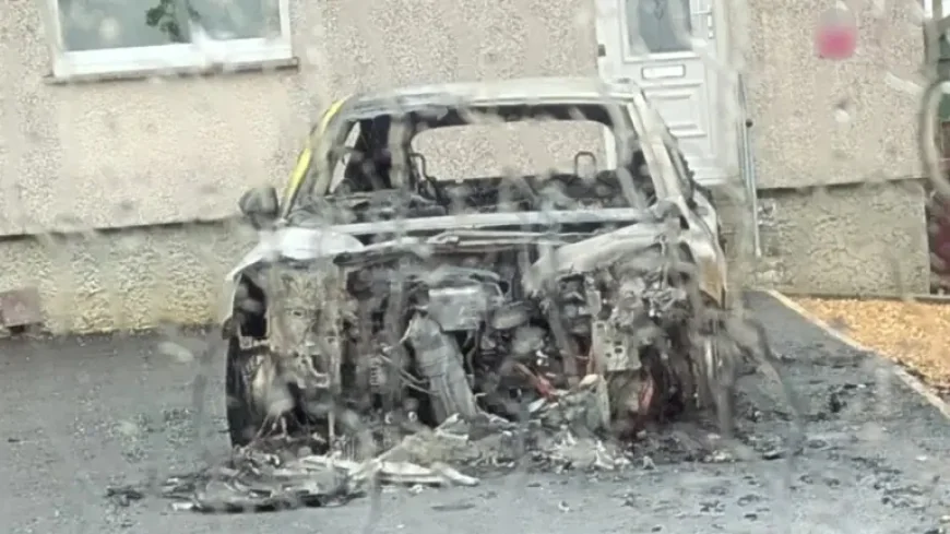 Firebombing probe after car destroyed outside Scots home in Carluke