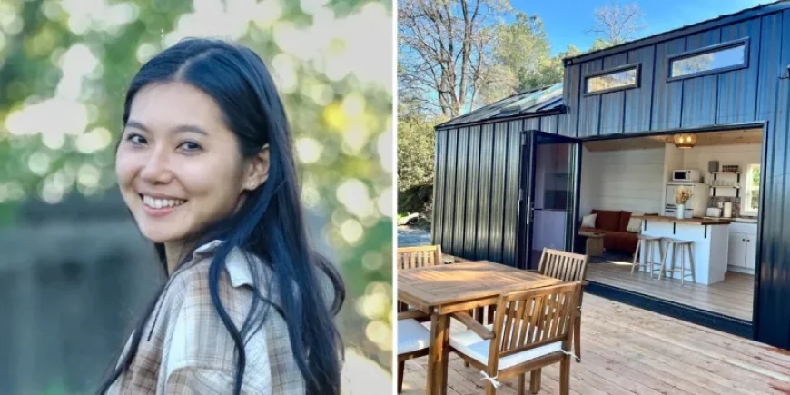 Custom $84,962 Tiny Home Transforms Into Luxurious Airbnb Retreat