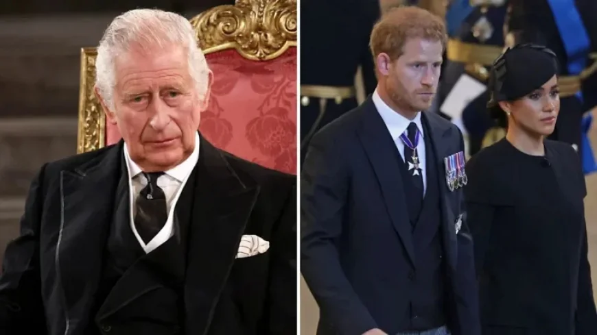 King Charles Confronted Harry and Meghan’s Unthinkable Plans on Queen’s Death Day