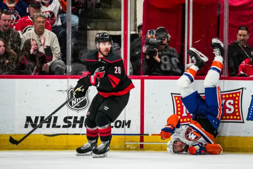 Canes Edge Islanders 4-3 as New York’s Playoff Pressure Deepens