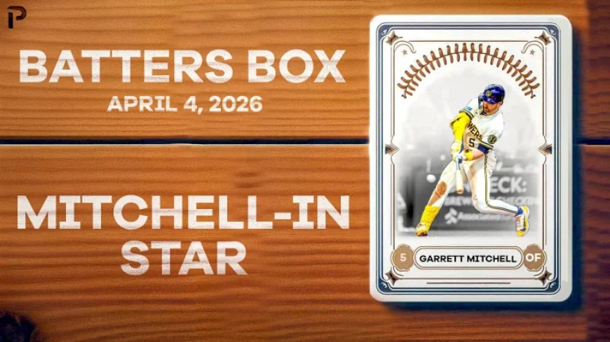 Garrett Mitchell Shines with Six RBI in April 4 Fantasy Recap