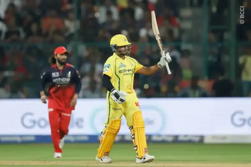 Csk Vs Rcb: Sarfaraz Khan’s 50 offers rare bright spot in 43-run defeat