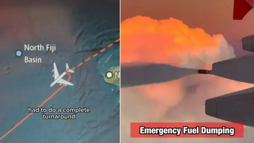 Qantas Flight Qf7 Turns Back After Mid-Air Emergency and Fuel Dump