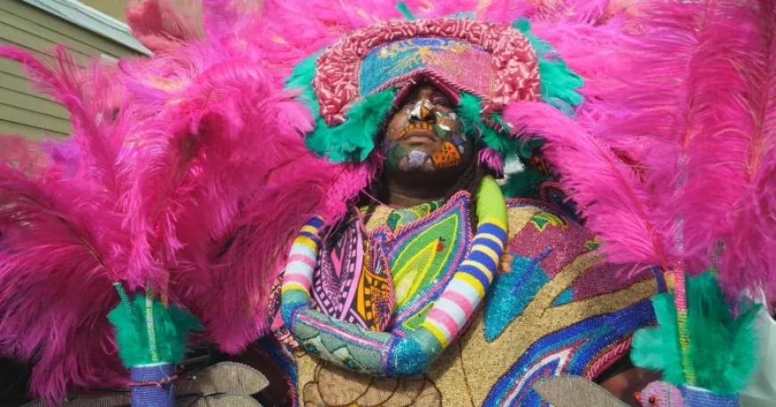 Mardi Gras Indians Invest Months, Thousands in Hand-Sewn Suit Creation