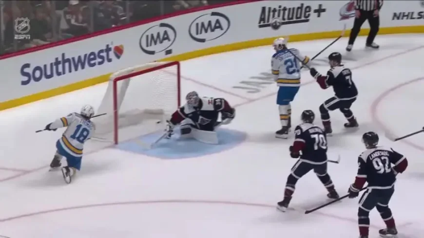 Robert Thomas stuns Colorado with first career hat trick as St. Louis finds its turning point