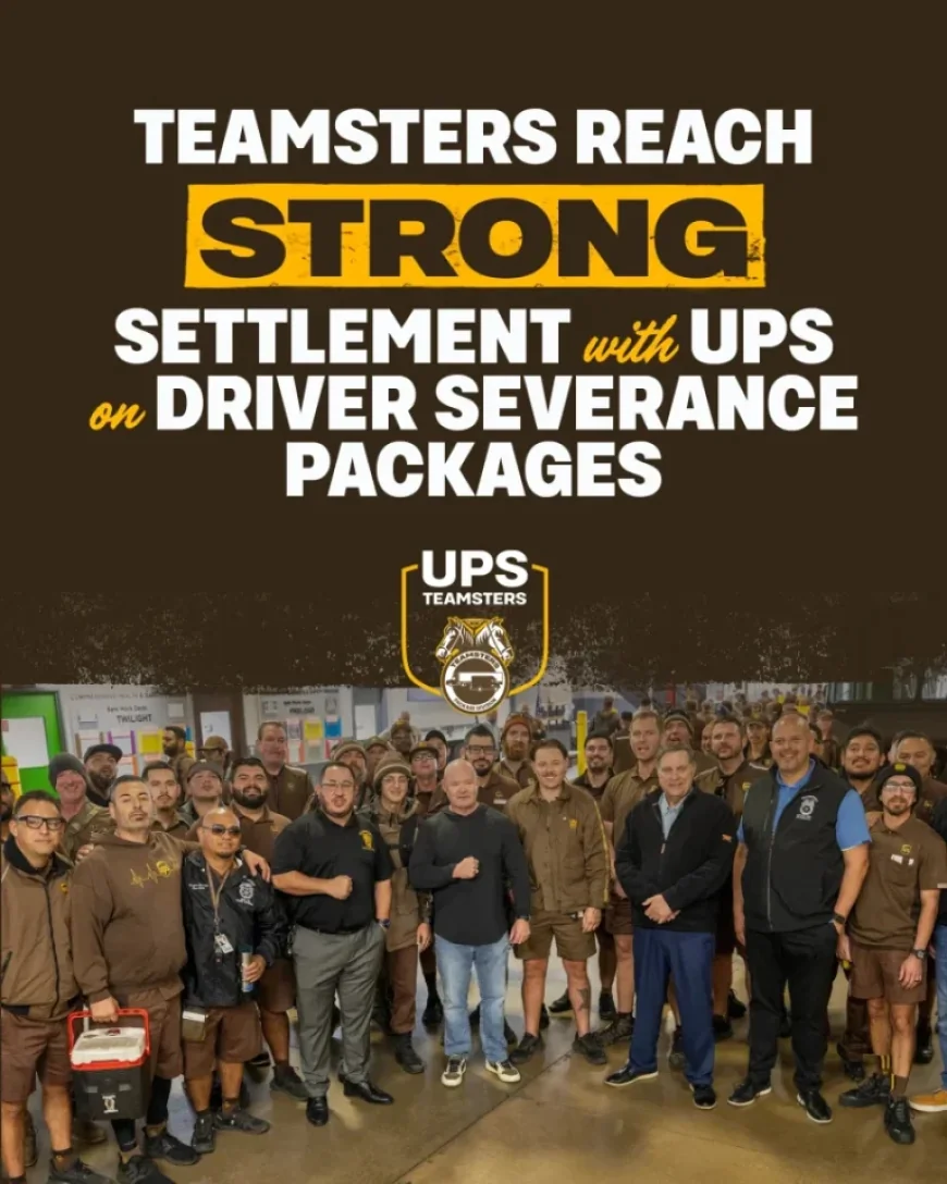 Teamsters Secure Robust UPS Agreement on Driver Severance Packages