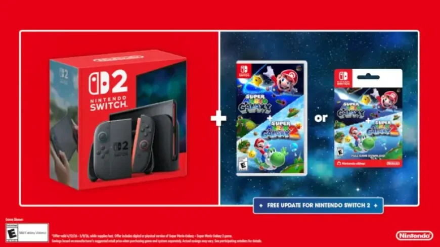 Nintendo Switch 2 offer starts April 12 with Super Mario Galaxy 1 + 2
