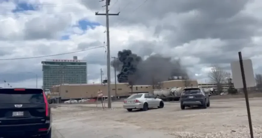 Large fire near Potawatomi Casino Hotel raises urgent evacuation questions