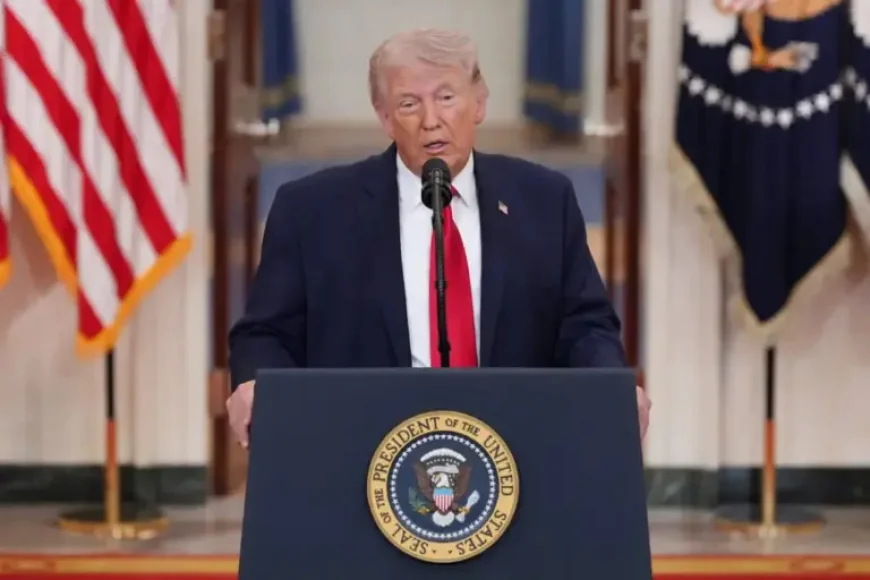 Trump Press Conference Today: A tense moment after threats against Iran