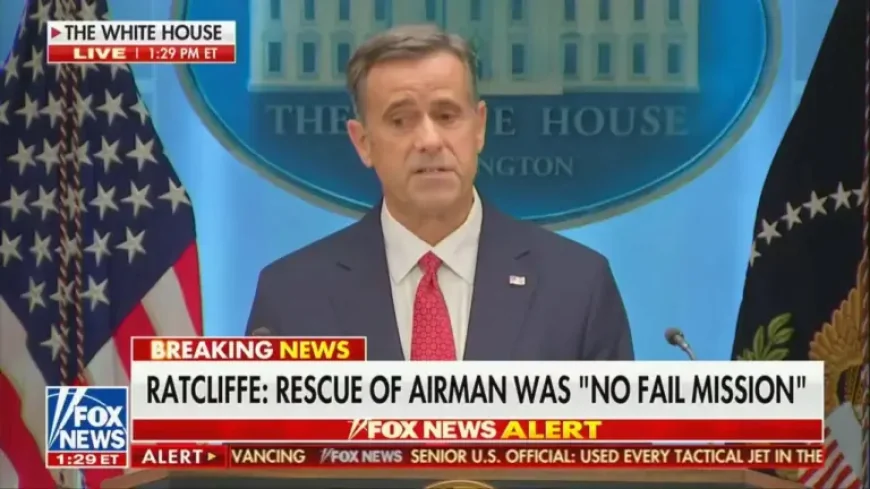 John Ratcliffe Says CIA Ran a ‘Deception Campaign’ in Stunning Rescue Mission