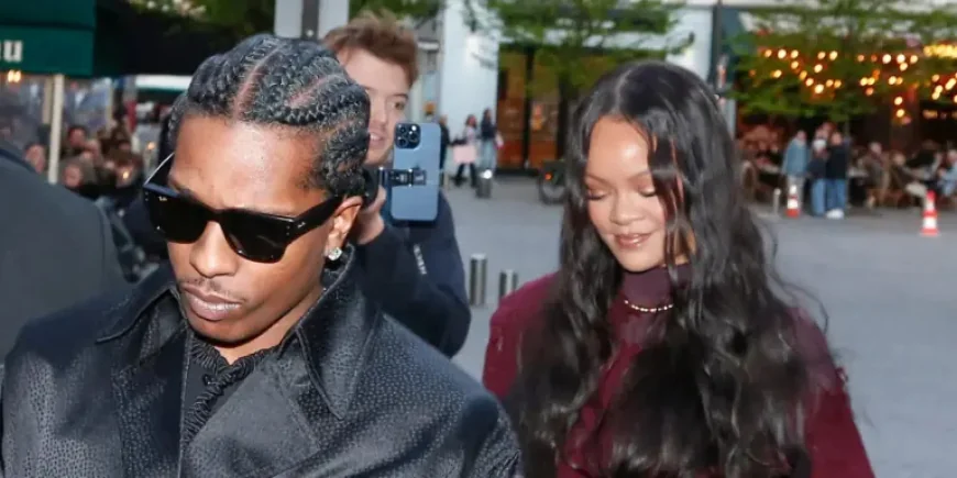 Asap Rocky and Rihanna’s 1 Bright Yellow Bag Move in Paris Is the Bigger Story