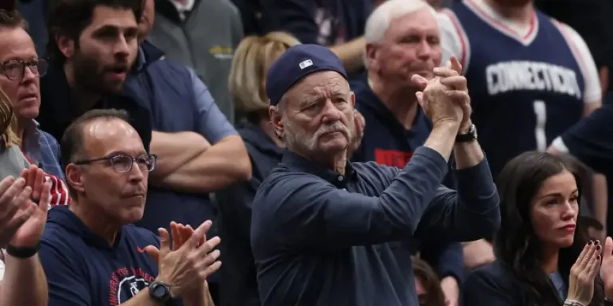 Uconn Michigan and Bill Murray’s courtside family story