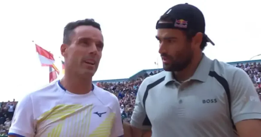 Matteo Berrettini advances after 23-minute Monte Carlo Masters retirement