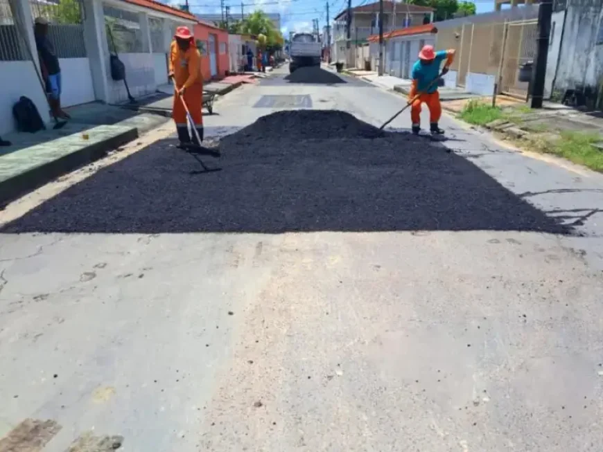 Manaus Roadwork in Cidade Nova Brings Relief to Residents on Rayol dos Santos Street