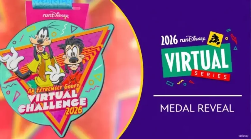 Rundisney Reveals Retro Medals for 2026 Virtual Series