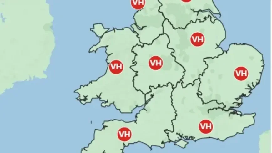 Uk Weather Forecast April: 48-Hour Red Alert as Warm Spell Raises Pollen Levels