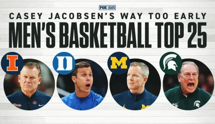 Illinois and Duke Lead Way-Too-Early Men’s College Basketball Top 25 Rankings