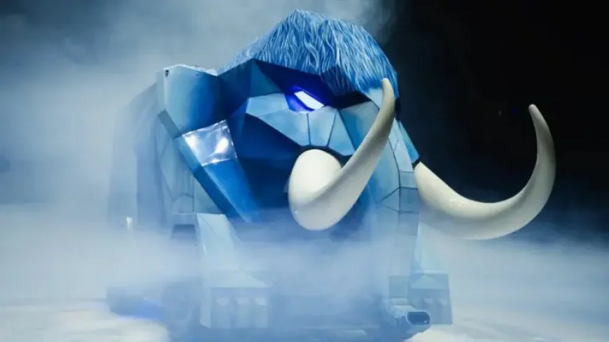 Zammoth debuts as Utah Mammoth unveil rideable Olympic-era Zamboni