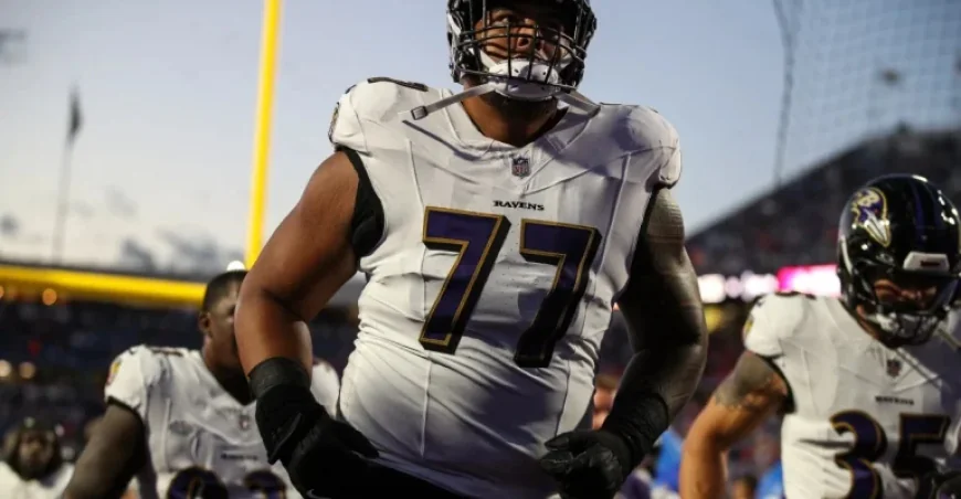 NY Giants Sign Former Ravens Guard Daniel Faalele
