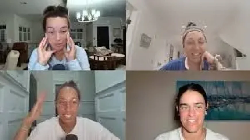 Jessica Pegula reacts to Iga Swiatek’s Rafael Nadal clay-court training move