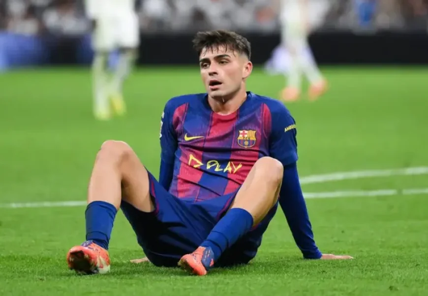 Pedri withdrawn at halftime as Barcelona face Atlético in Champions League clash