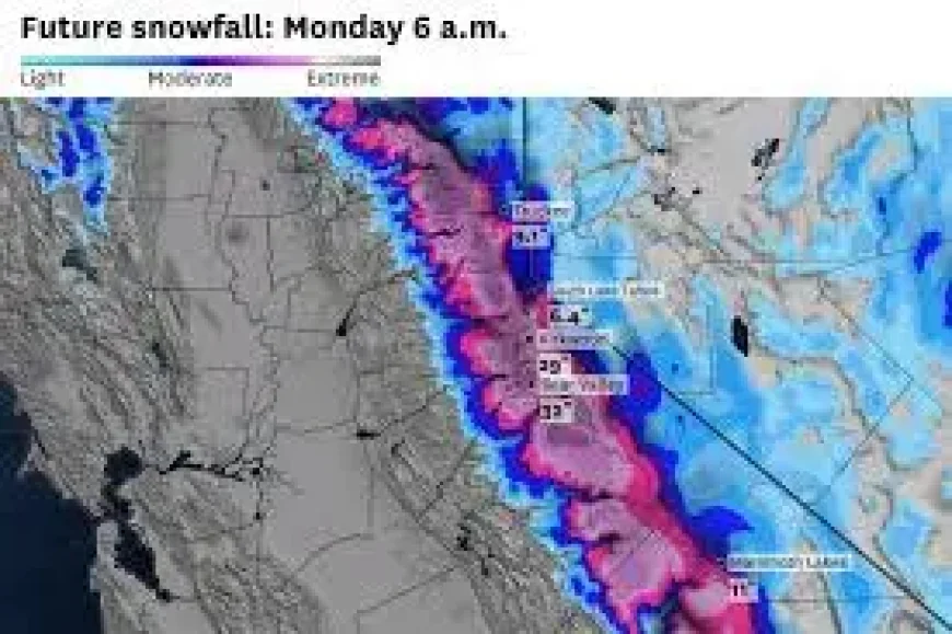 Sierra Nevada Winter Storm: Late-Season Snow Window Opens as Friday–Sunday Watch Takes Shape
