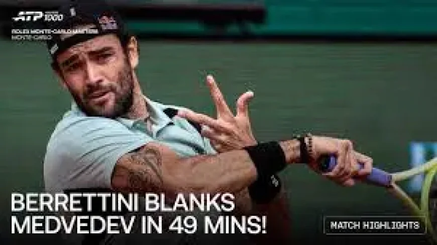 Monte-carlo Masters shock: Medvedev’s 6-0, 6-0 collapse exposes a clay-court fault line