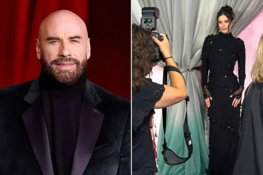 John Travolta Proudly Supports Daughter Ella Bleu, 26, at Fashion Awards Red Carpet