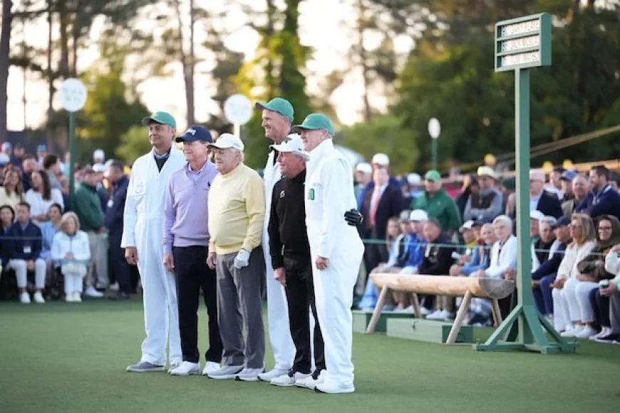 Golf Legends Nicklaus, Player, Watson Open Masters 2026 with Iconic Tee Shots