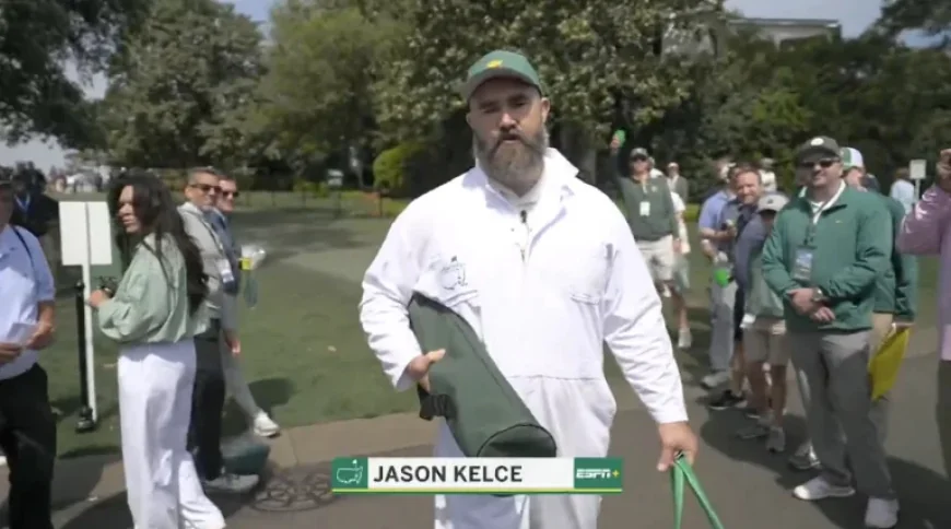 Golf Fans Disappointed by Jason Kelce’s Masters Par 3 Broadcast Appearance