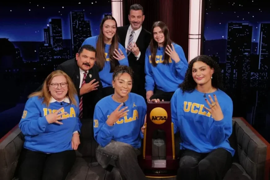 Jimmy Kimmel Overshadows UCLA Women’s Basketball Champs with Trump Jokes