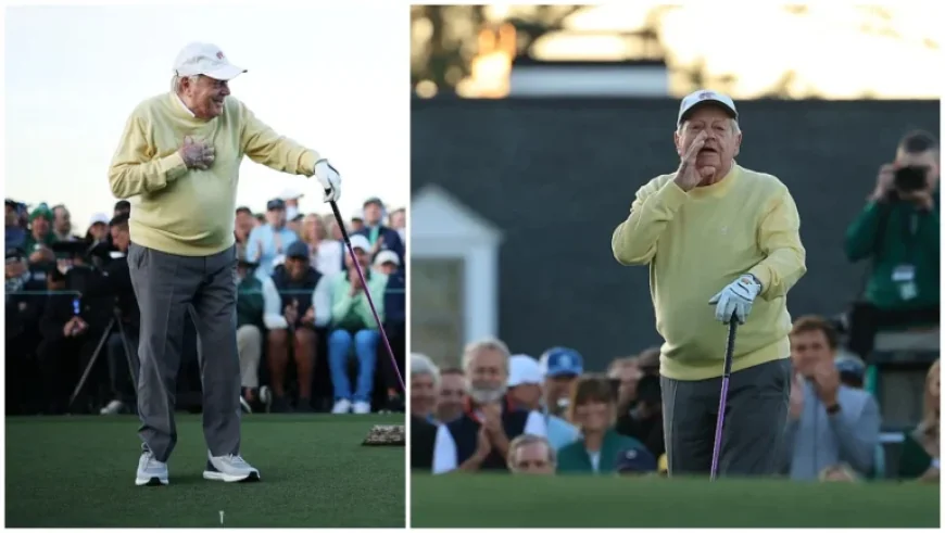 Jack Nicklaus Opens Masters with Off-Target Tee Shot, Fans Scramble