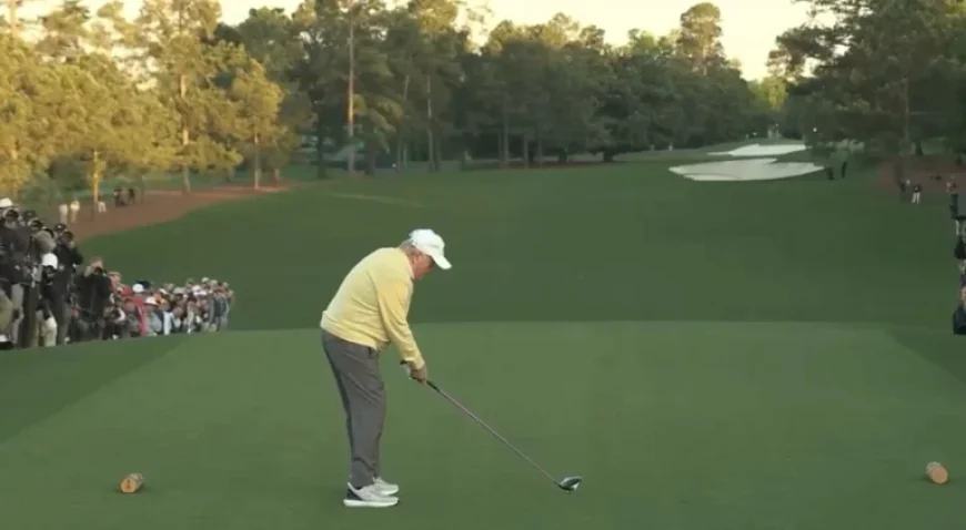 Jack Nicklaus Quips About His Viral Masters Tee Shot