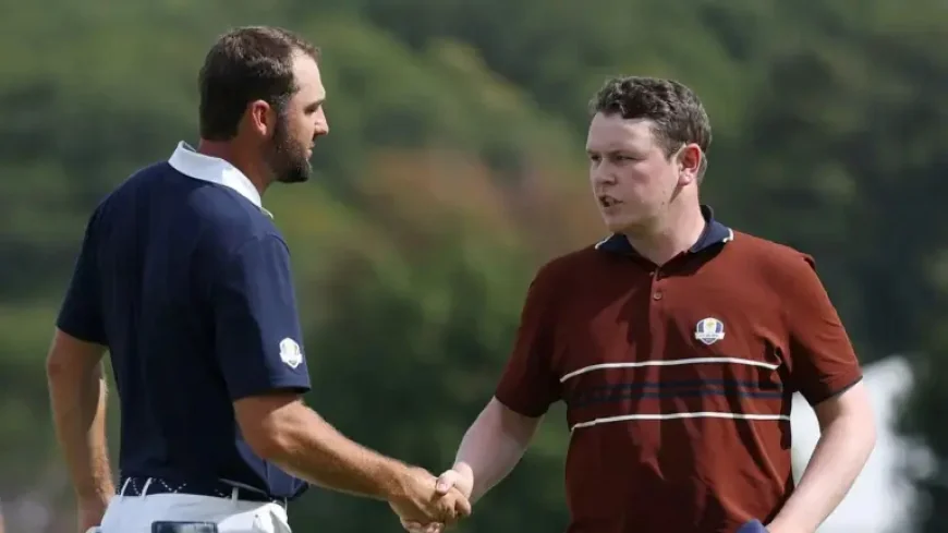 Robert Macintyre and Scottie Scheffler on Masters collision course after BMW Championship flashpoint