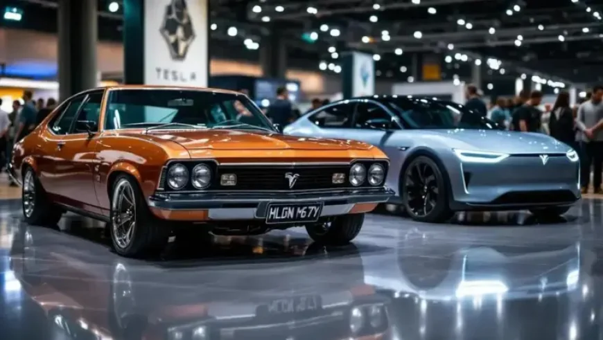 Holden at 30: Drive pairs Commodore with Tesla Model Y at Melbourne Motor Show