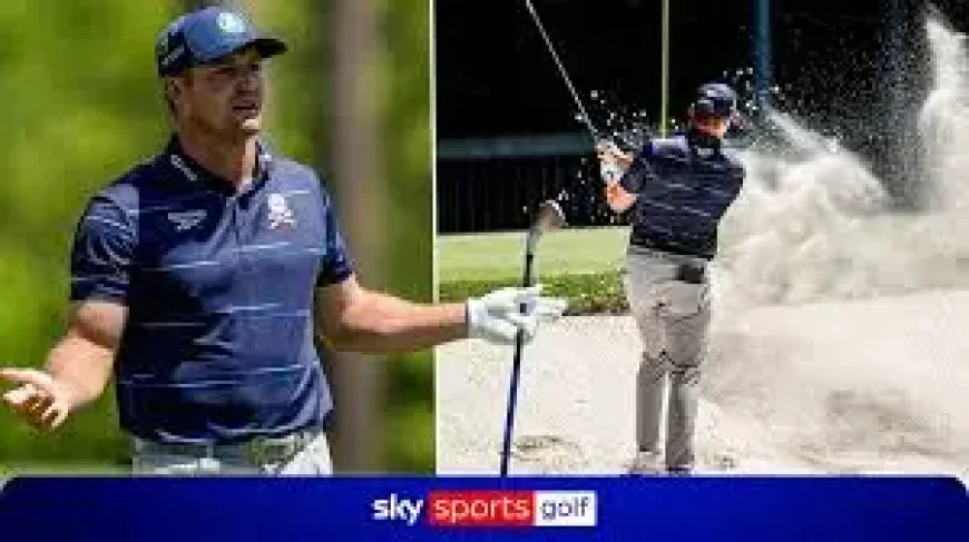 Dechambeau’s 4-over Masters round: 3 bunker attempts, a patron hit, and a costly finish