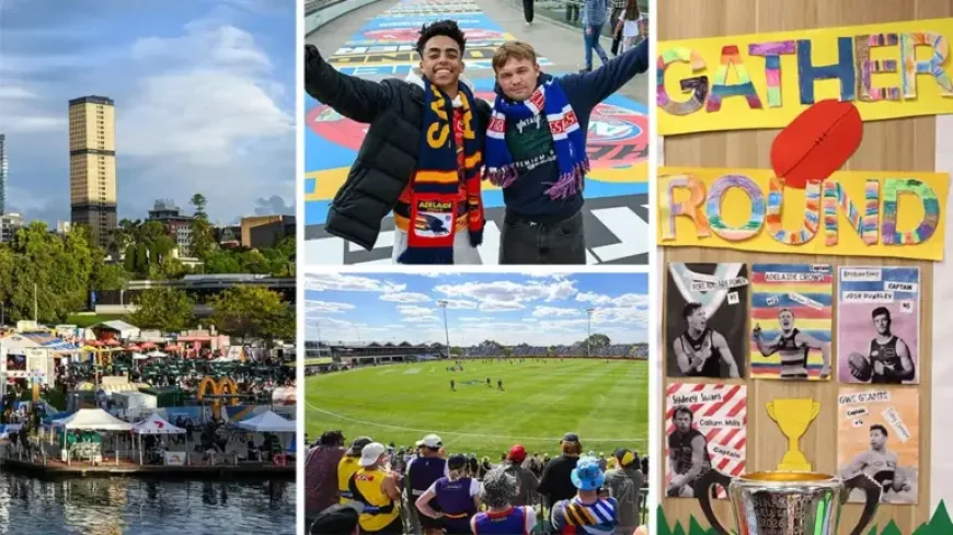 Essendon Vs Melbourne Gather Round: Adelaide’s event grows beyond football