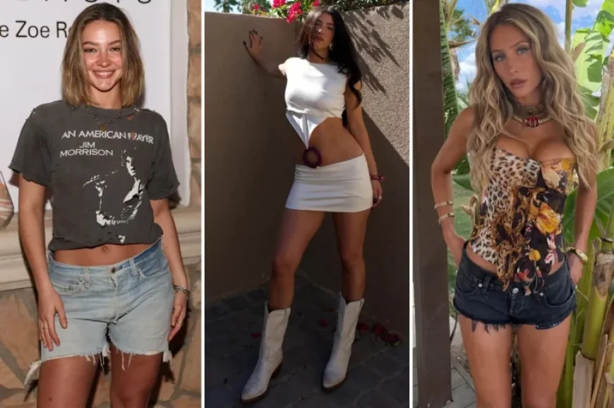 Charli D’Amelio, Madelyn Cline, Alix Earle Shine at Coachella 2026