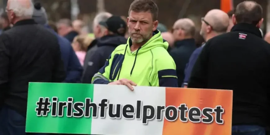 Fuel Protests Ireland: Police Push Back Protesters at Refinery as Crisis Deepens
