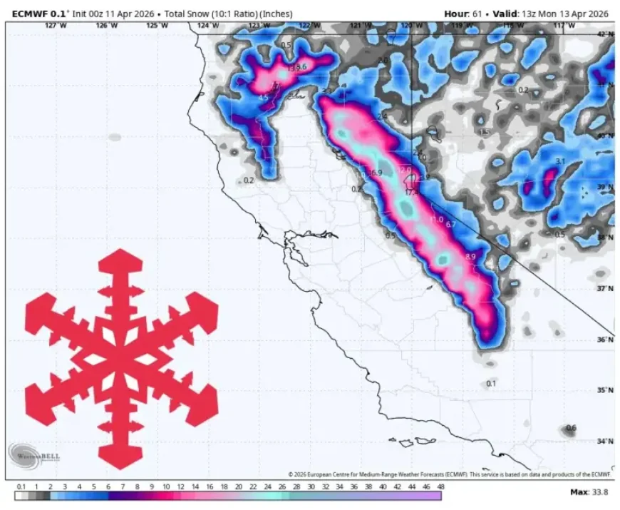 Winter Storm Warning as the Sierra Braces for a Weekend Surge