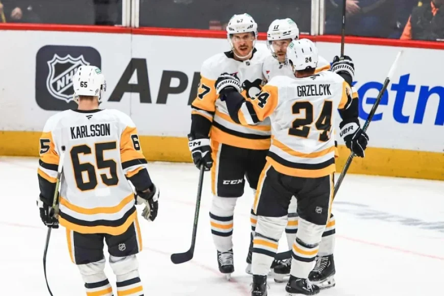 Penguins Rest Crosby, Malkin, Letang After Clinching Playoff Spot