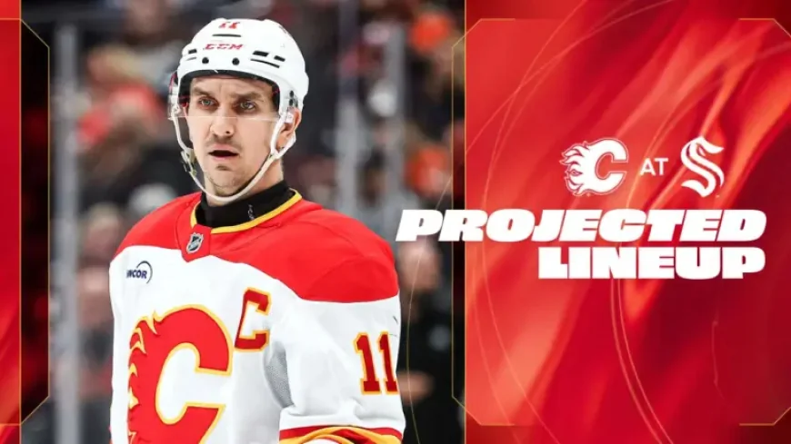 Flames Vs Kraken as the Final Road Stop Arrives