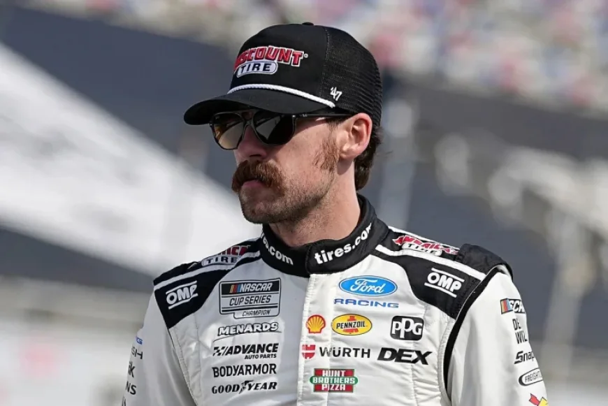 Ryan Blaney Secures NASCAR Bristol Pole, Edging Out Reddick