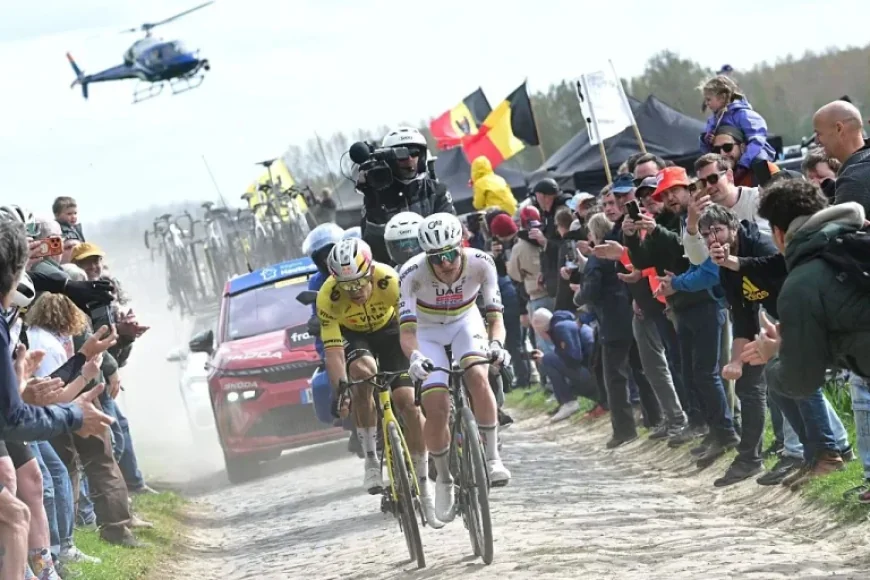 Pogačar: ‘Mission Impossible’ to Overtake Van Aert on Paris-Roubaix Cobbles